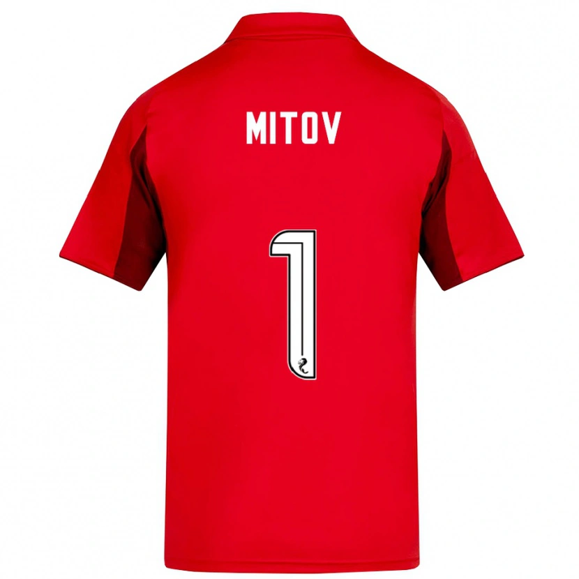 Danxen Damen Dimitar Mitov #1 Rot Burgunderrot Heimtrikot Trikot 2025/26 T-Shirt
