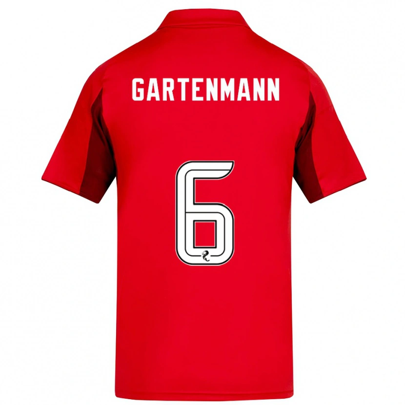 Danxen Damen Stefan Gartenmann #6 Rot Burgunderrot Heimtrikot Trikot 2025/26 T-Shirt