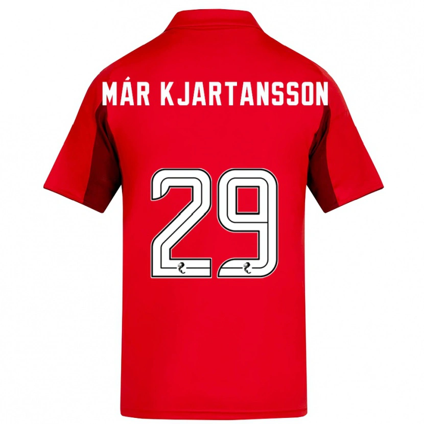 Danxen Damen Kjartan Már Kjartansson #29 Rot Burgunderrot Heimtrikot Trikot 2025/26 T-Shirt