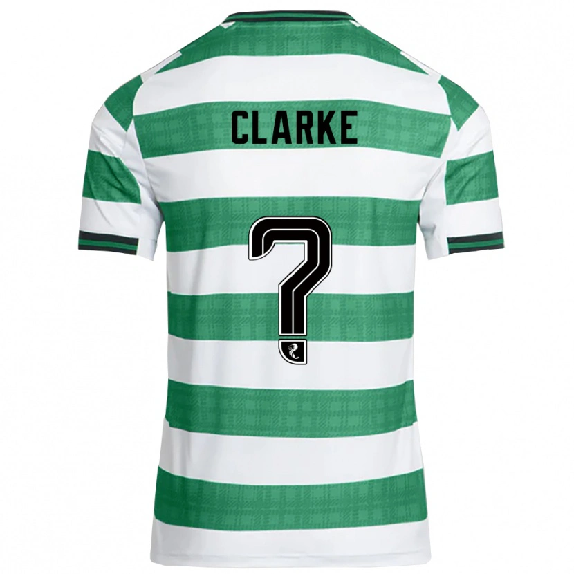 Danxen Damen Josh Clarke #0 Grün Weiß Heimtrikot Trikot 2025/26 T-Shirt