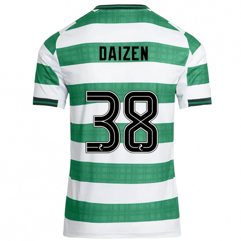 Danxen Damen Daizen Maeda #38 Grün Weiß Heimtrikot Trikot 2025/26 T-Shirt