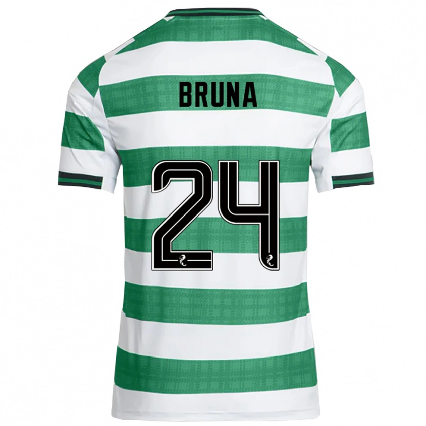 Danxen Damen Bruna Lourenço #24 Grün Weiß Heimtrikot Trikot 2025/26 T-Shirt