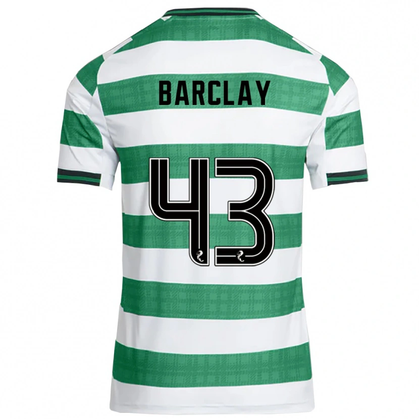 Danxen Damen Lucy Barclay #43 Grün Weiß Heimtrikot Trikot 2025/26 T-Shirt