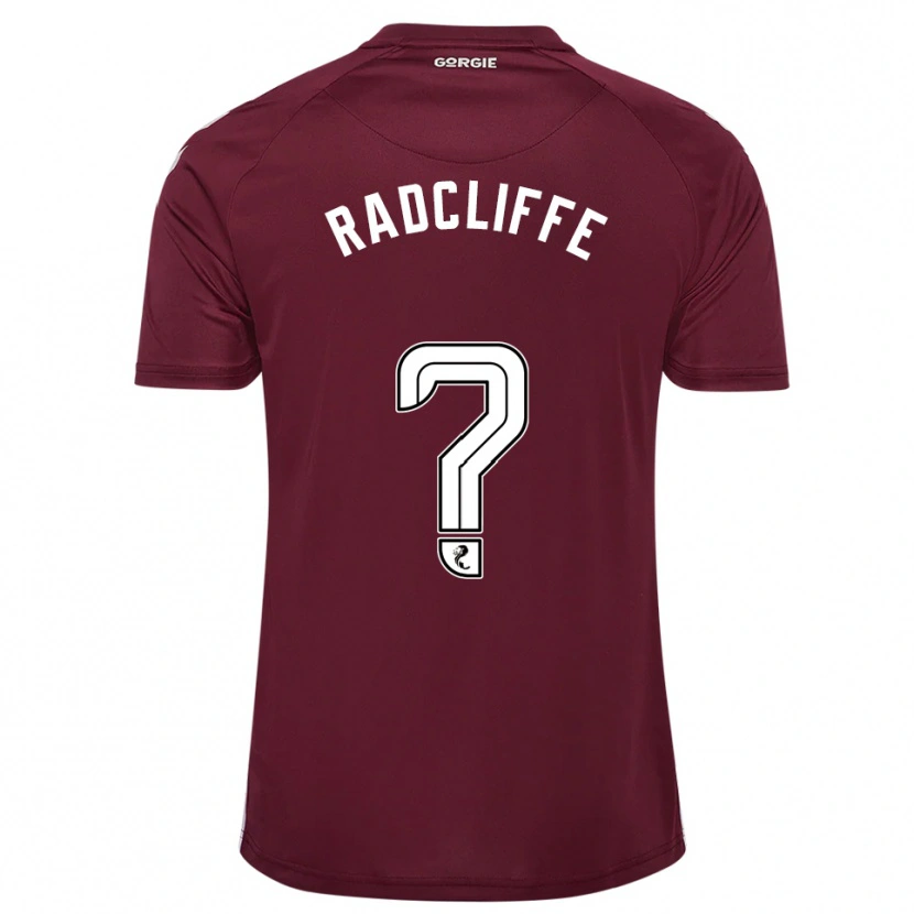 Danxen Damen Josh Radcliffe #0 Burgunderrot Weiß Heimtrikot Trikot 2025/26 T-Shirt