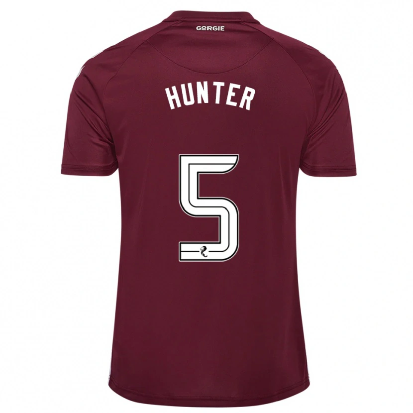 Danxen Damen Georgia Hunter #5 Burgunderrot Weiß Heimtrikot Trikot 2025/26 T-Shirt