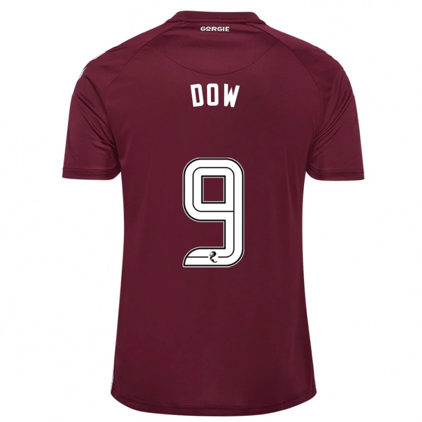 Danxen Damen Connor Dow #9 Burgunderrot Weiß Heimtrikot Trikot 2025/26 T-Shirt