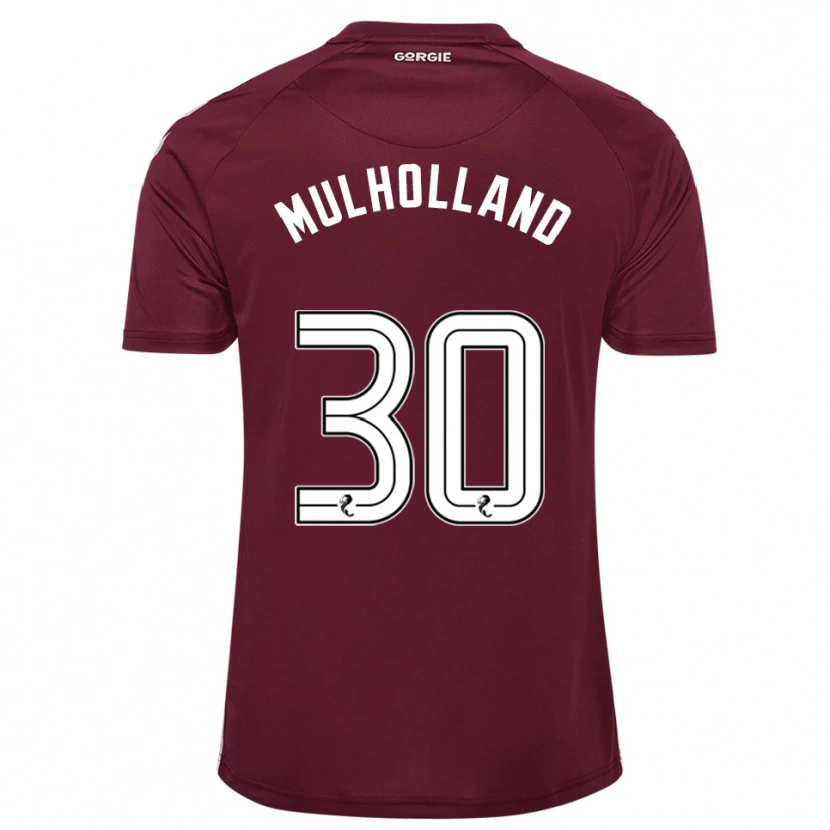 Danxen Damen James Mulholland #30 Burgunderrot Weiß Heimtrikot Trikot 2025/26 T-Shirt
