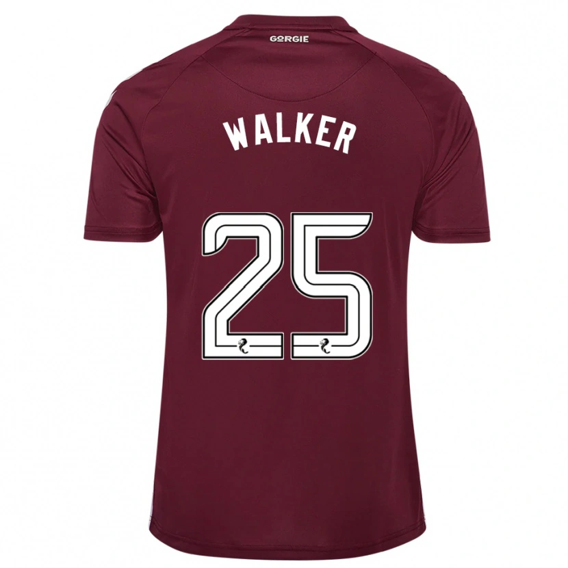 Danxen Damen Liam Walker #25 Burgunderrot Weiß Heimtrikot Trikot 2025/26 T-Shirt