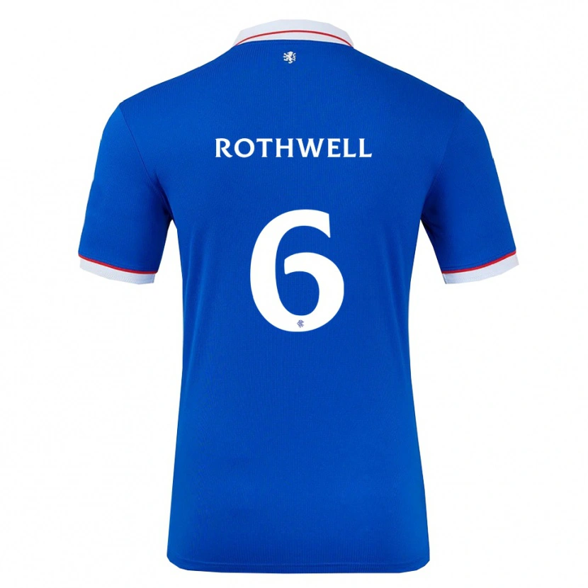 Danxen Damen Joe Rothwell #6 Blau Weiß Heimtrikot Trikot 2025/26 T-Shirt