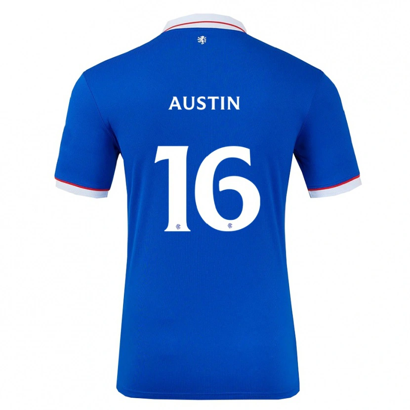 Danxen Damen Eilidh Austin #16 Blau Weiß Heimtrikot Trikot 2025/26 T-Shirt