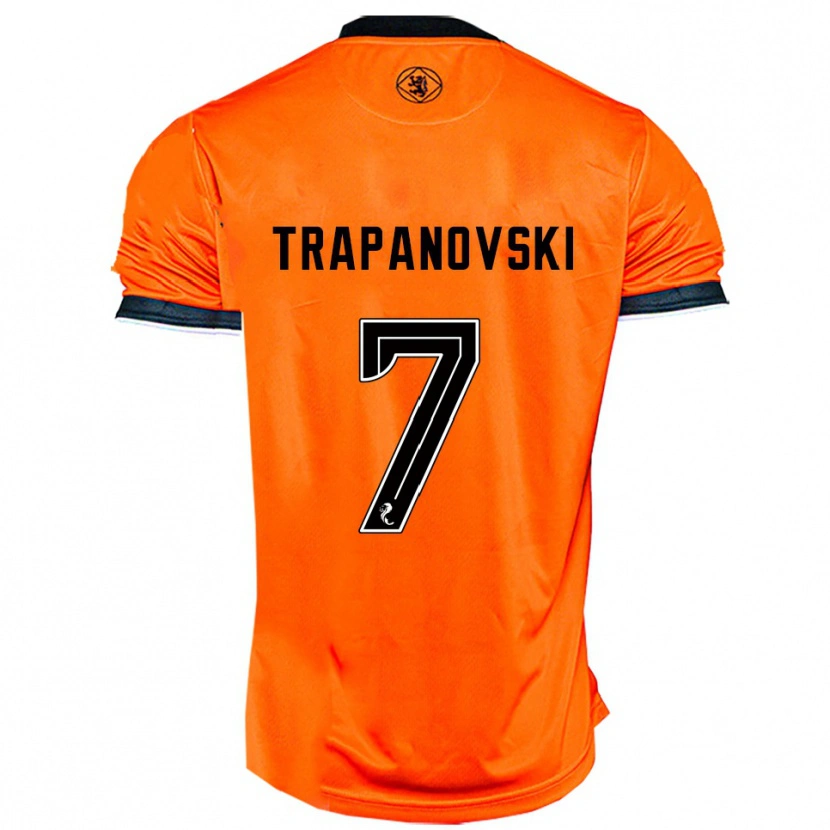 Danxen Damen Kristijan Trapanovski #7 Orange Schwarz Heimtrikot Trikot 2025/26 T-Shirt