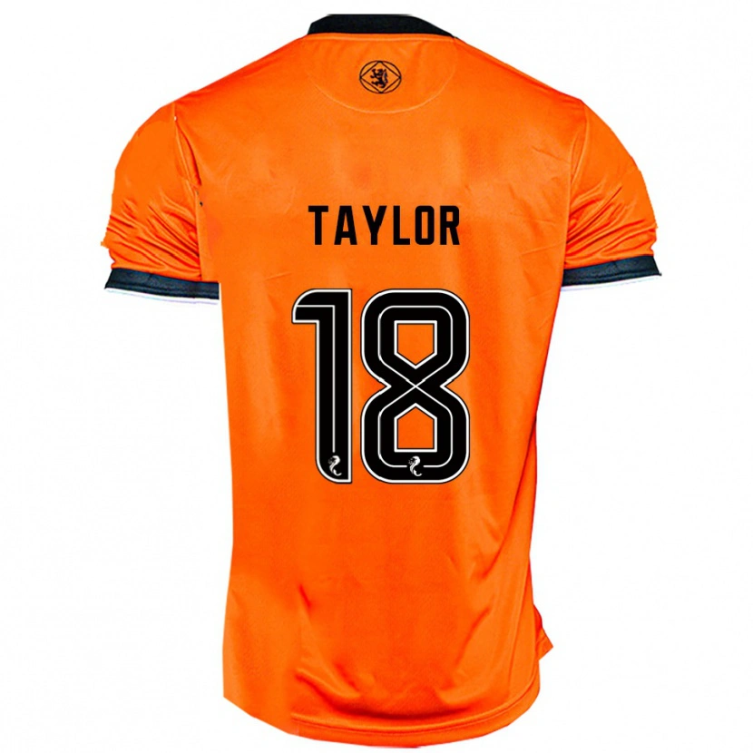 Danxen Damen Amy Taylor #18 Orange Schwarz Heimtrikot Trikot 2025/26 T-Shirt
