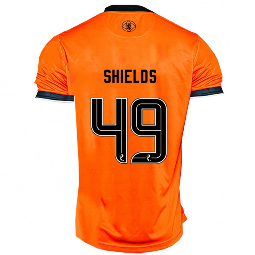 Danxen Damen Conal Shields #49 Orange Schwarz Heimtrikot Trikot 2025/26 T-Shirt
