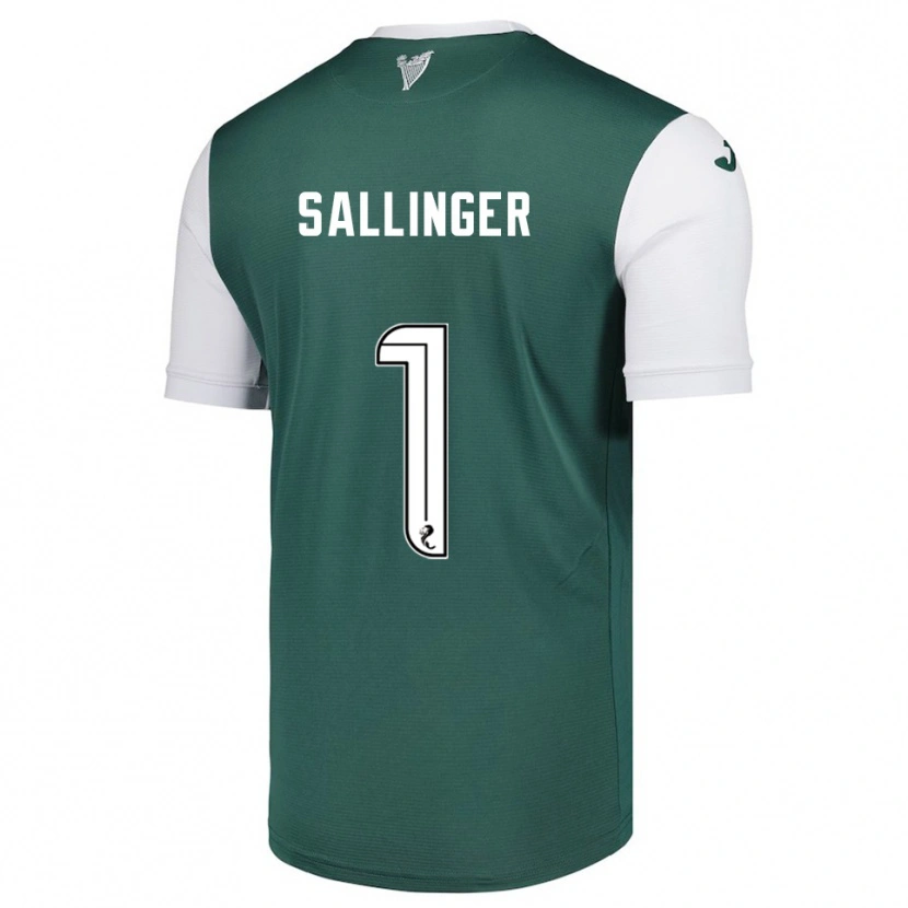 Danxen Damen Raphael Sallinger #1 Grün Weiß Heimtrikot Trikot 2025/26 T-Shirt