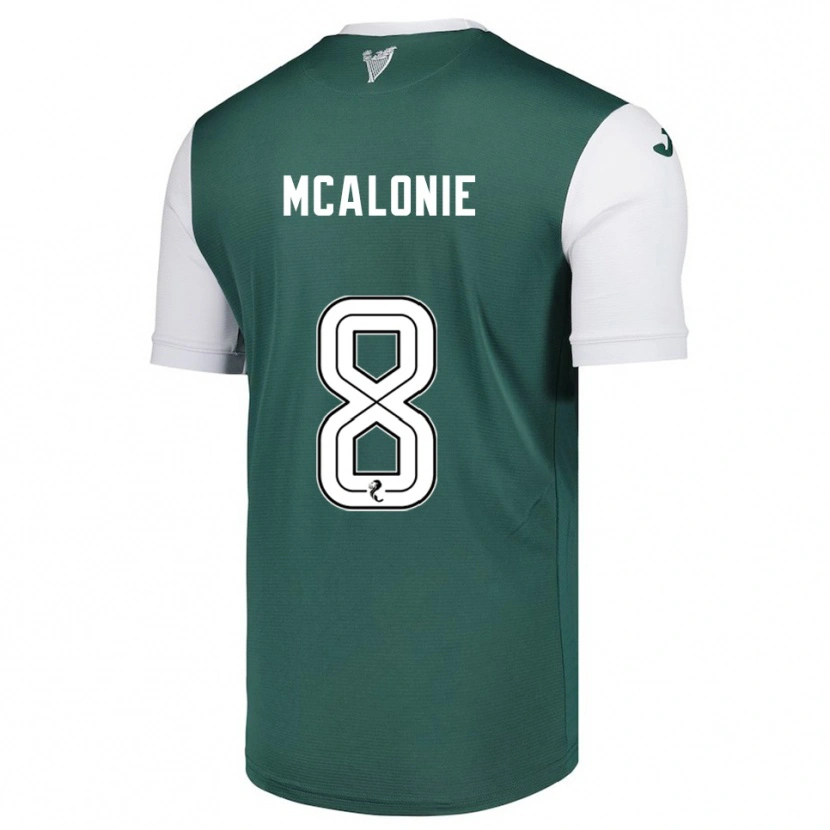 Danxen Damen Michaela Mcalonie #8 Grün Weiß Heimtrikot Trikot 2025/26 T-Shirt