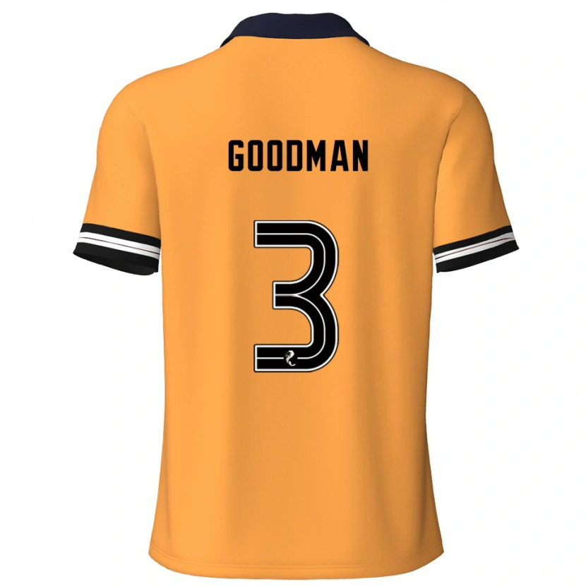 Danxen Damen Mya Goodman #3 Gelb Schwarz Heimtrikot Trikot 2025/26 T-Shirt