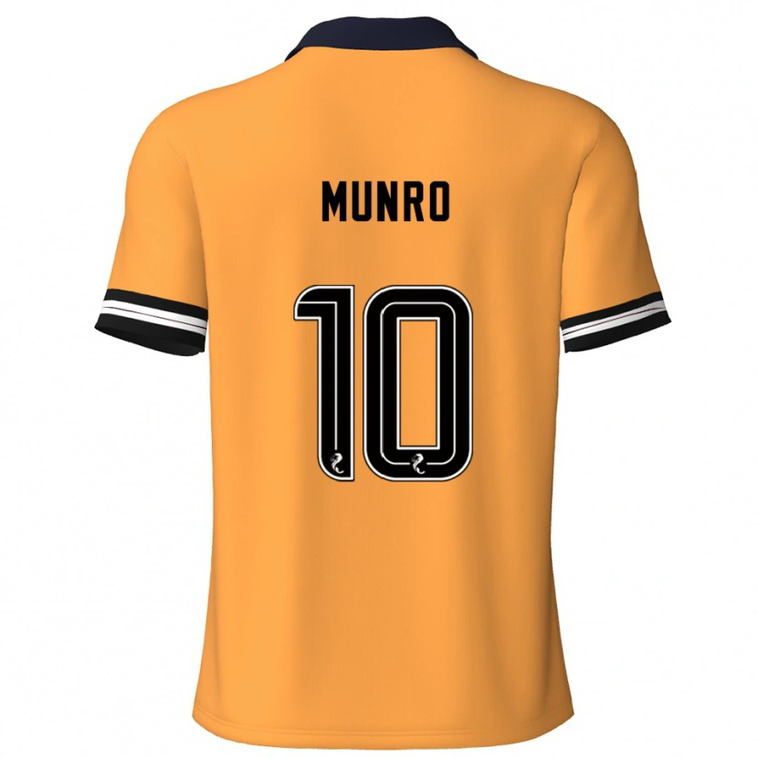 Danxen Damen Vhairi Munro #10 Gelb Schwarz Heimtrikot Trikot 2025/26 T-Shirt