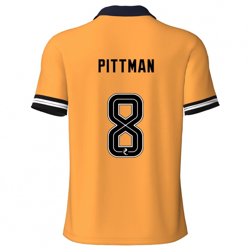 Danxen Damen Scott Pittman #8 Gelb Schwarz Heimtrikot Trikot 2025/26 T-Shirt