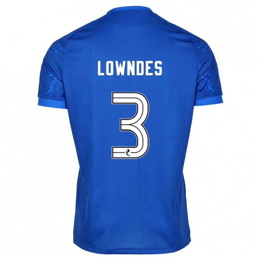 Danxen Damen Thomas Lowndes #3 Blau Weiß Heimtrikot Trikot 2025/26 T-Shirt
