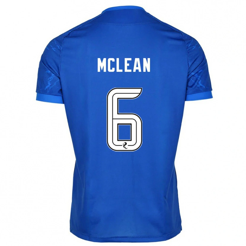 Danxen Damen Elvie Mclean #6 Blau Weiß Heimtrikot Trikot 2025/26 T-Shirt