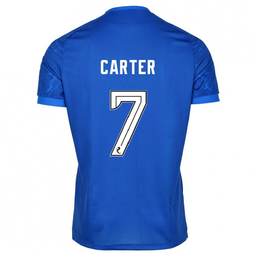 Danxen Damen Nicole Carter #7 Blau Weiß Heimtrikot Trikot 2025/26 T-Shirt