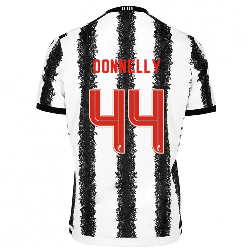 Danxen Damen Liam Donnelly #44 Weiß Schwarz Heimtrikot Trikot 2025/26 T-Shirt