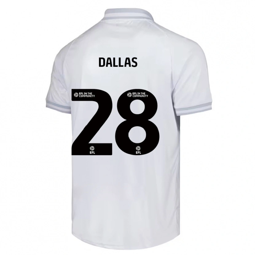 Danxen Damen Andy Dallas #28 Weiß Grau Schwarz Auswärtstrikot Trikot 2025/26 T-Shirt