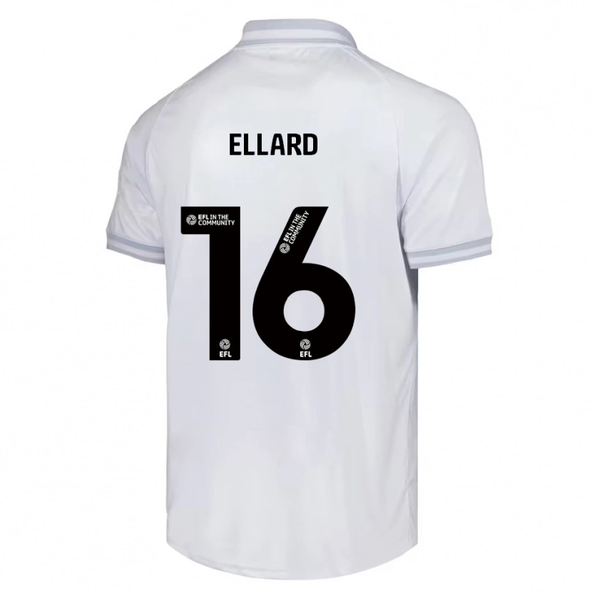Danxen Damen Aston Ellard #16 Weiß Grau Schwarz Auswärtstrikot Trikot 2025/26 T-Shirt