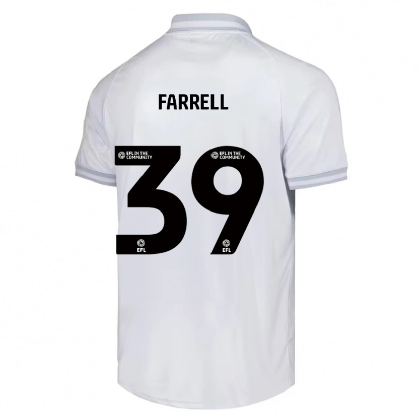 Danxen Damen Leo Farrell #39 Weiß Grau Schwarz Auswärtstrikot Trikot 2025/26 T-Shirt