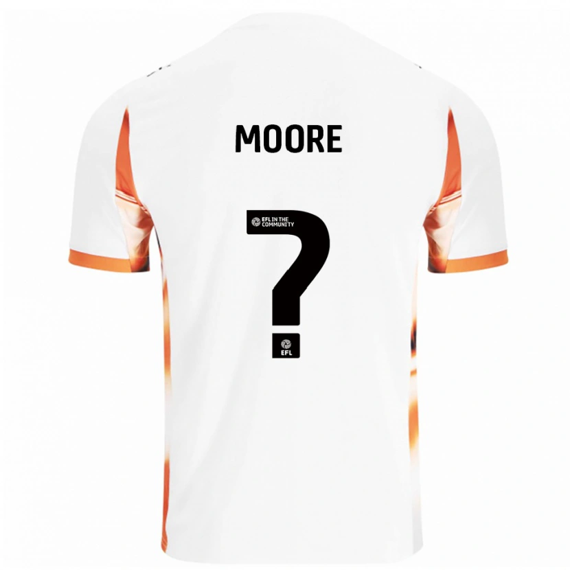 Danxen Damen Rhiana Moore #0 Weiß Orange Schwarz Auswärtstrikot Trikot 2025/26 T-Shirt