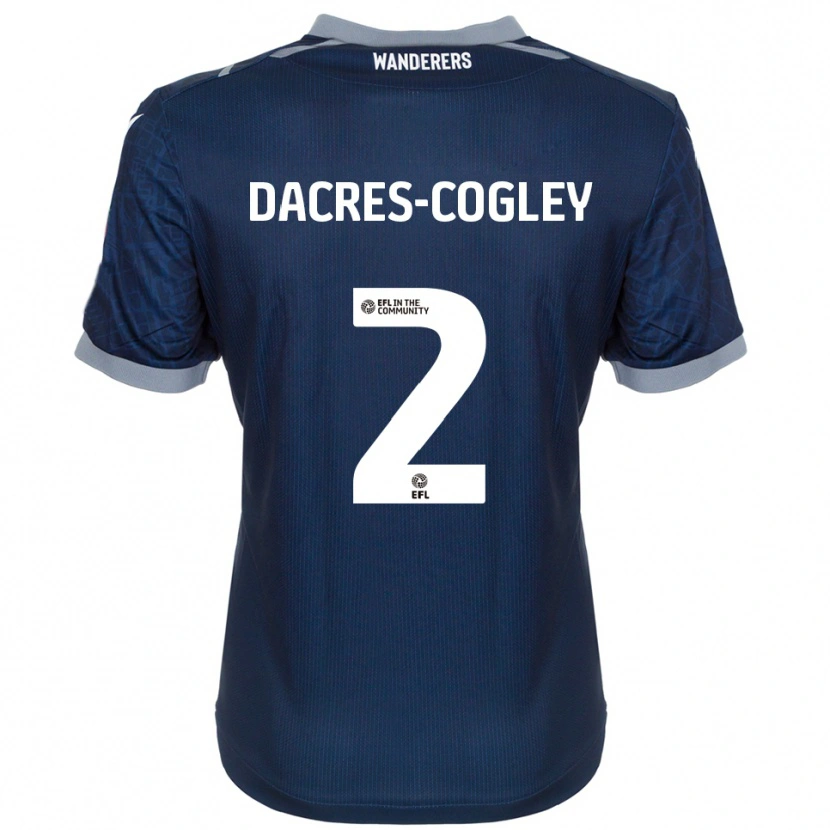 Danxen Damen Josh Dacres-Cogley #2 Marine Grau Auswärtstrikot Trikot 2025/26 T-Shirt