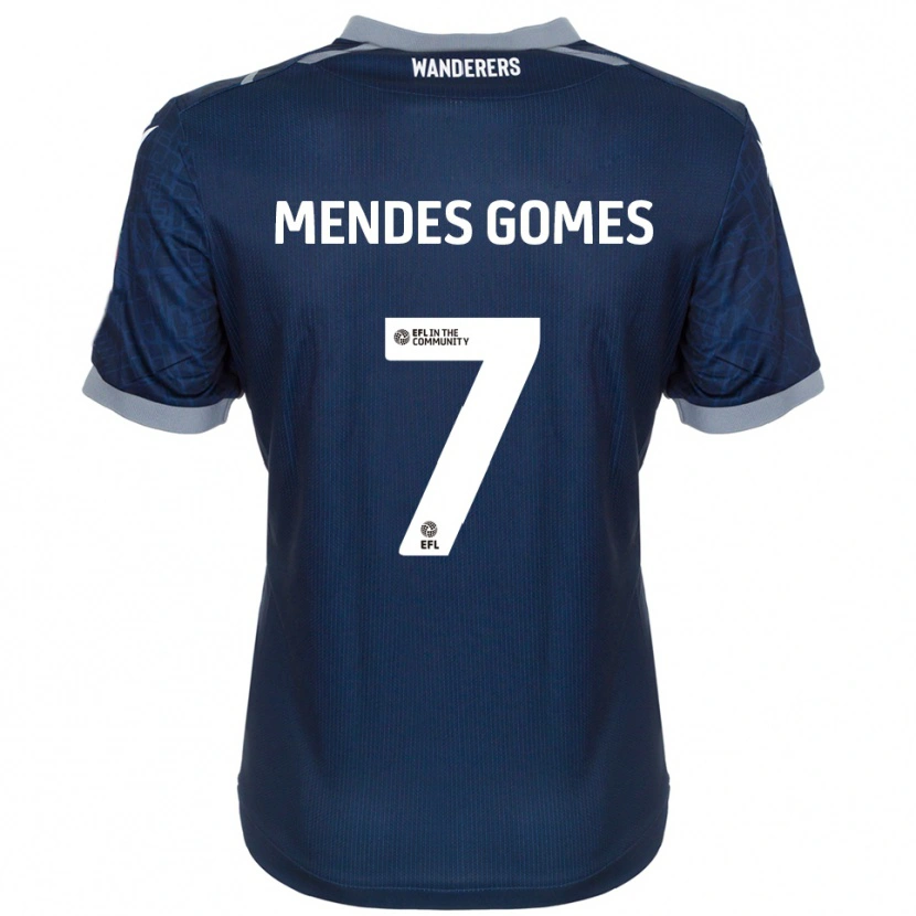 Danxen Damen Carlos Mendes #7 Marine Grau Auswärtstrikot Trikot 2025/26 T-Shirt