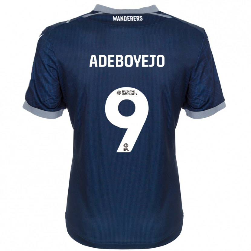 Danxen Damen Victor Adeboyejo #9 Marine Grau Auswärtstrikot Trikot 2025/26 T-Shirt