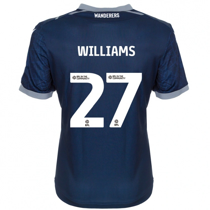 Danxen Damen Randell Williams #27 Marine Grau Auswärtstrikot Trikot 2025/26 T-Shirt