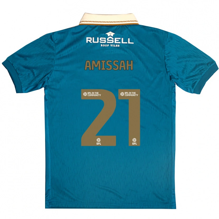 Danxen Damen Jordan Amissah #21 Himmelblau Weiß Auswärtstrikot Trikot 2025/26 T-Shirt