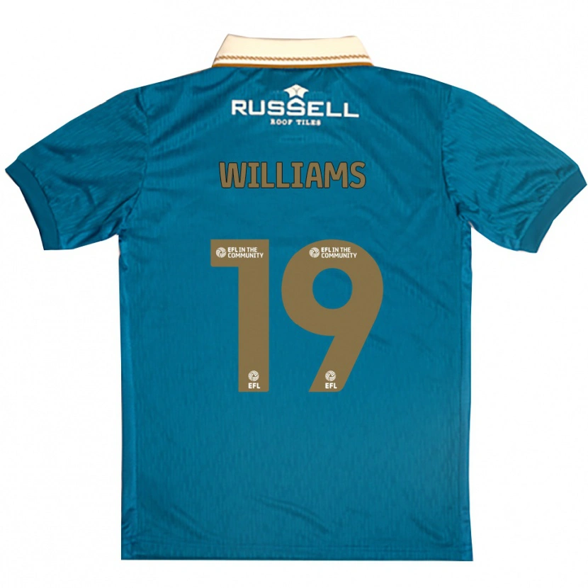 Danxen Damen Dylan Williams #19 Himmelblau Weiß Auswärtstrikot Trikot 2025/26 T-Shirt