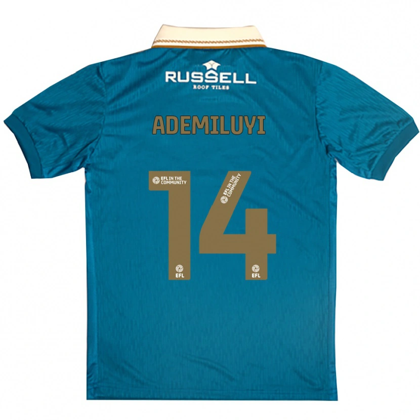 Danxen Damen William Ademiluyi #14 Himmelblau Weiß Auswärtstrikot Trikot 2025/26 T-Shirt
