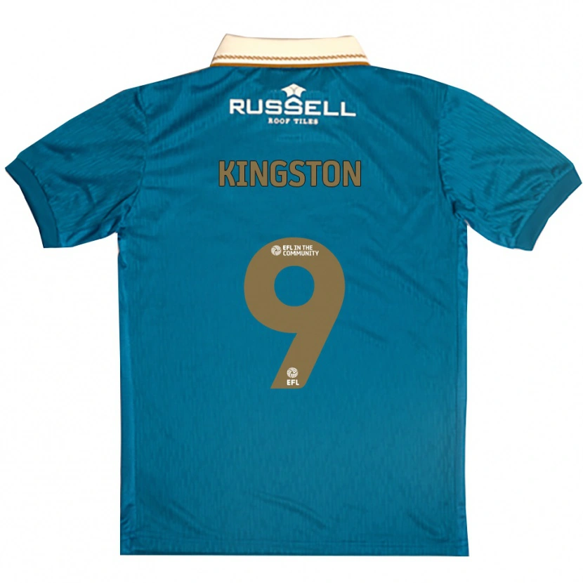Danxen Damen Steph Kingston #9 Himmelblau Weiß Auswärtstrikot Trikot 2025/26 T-Shirt