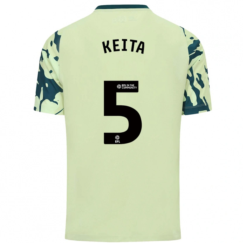 Danxen Damen Gabriel Keita #5 Dunkelgrün Auswärtstrikot Trikot 2025/26 T-Shirt