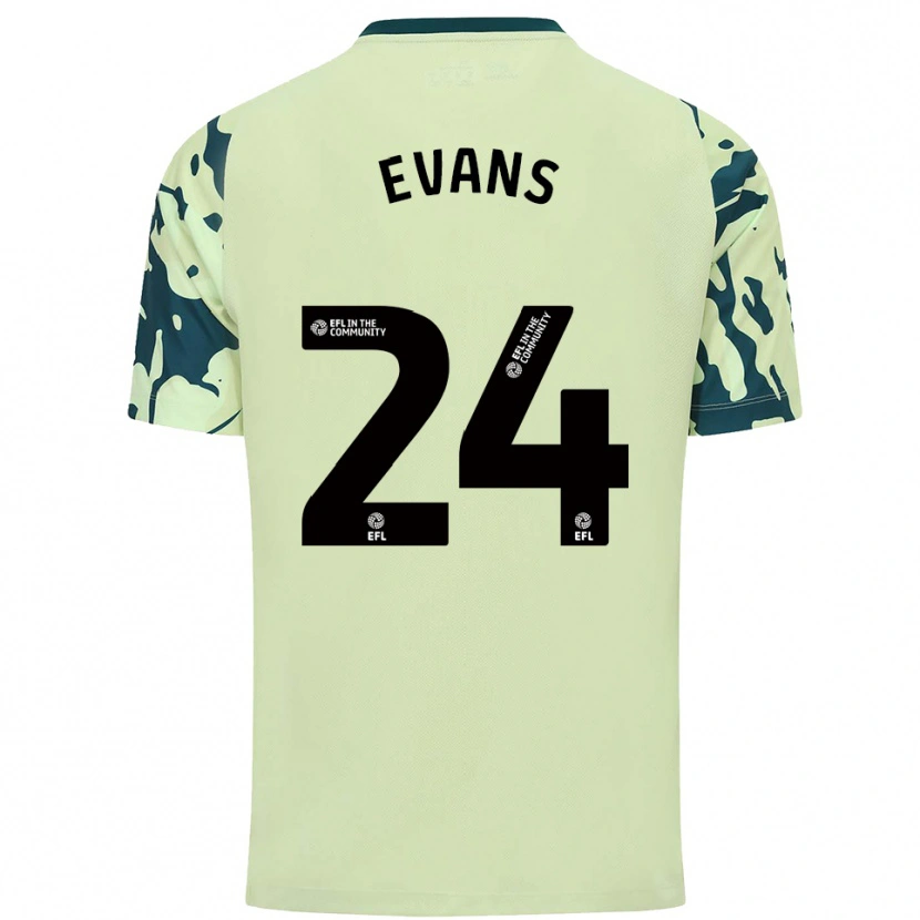 Danxen Damen Helen Evans #24 Dunkelgrün Auswärtstrikot Trikot 2025/26 T-Shirt