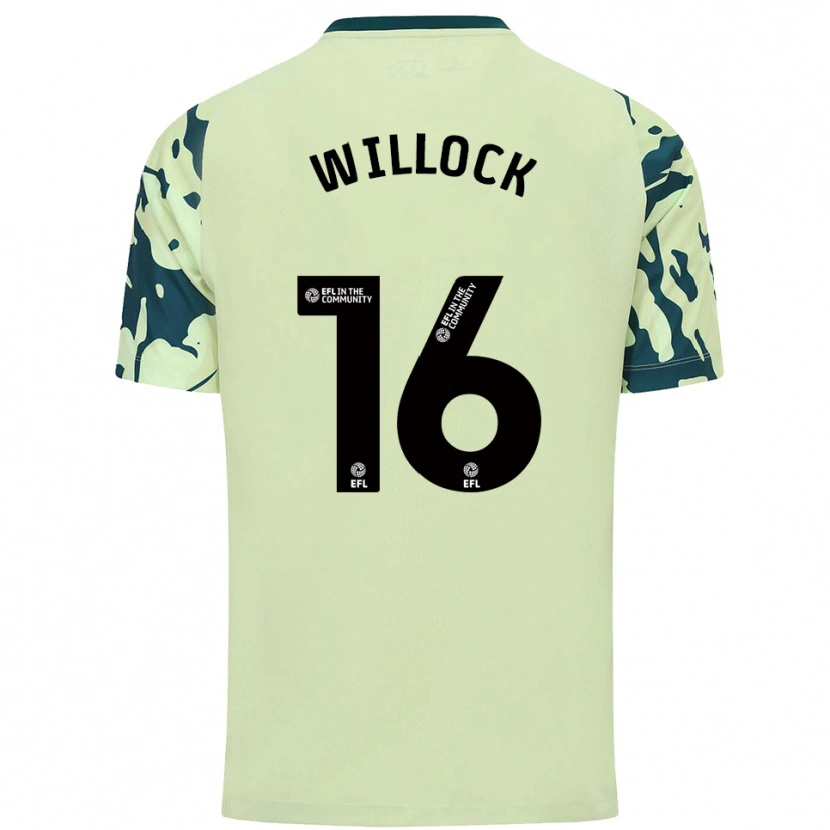 Danxen Damen Chris Willock #16 Dunkelgrün Auswärtstrikot Trikot 2025/26 T-Shirt