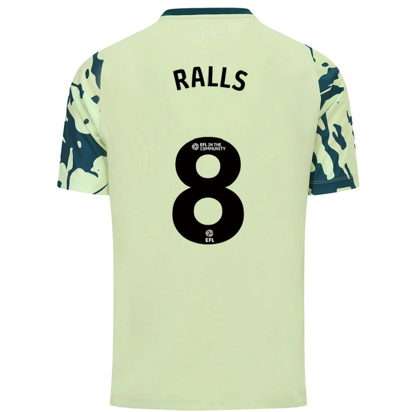 Danxen Damen Joe Ralls #8 Dunkelgrün Auswärtstrikot Trikot 2025/26 T-Shirt