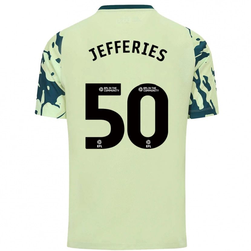 Danxen Damen Isaac Jefferies #50 Dunkelgrün Auswärtstrikot Trikot 2025/26 T-Shirt