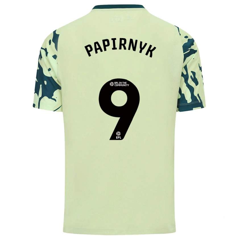 Danxen Damen Leo Papirnyk #9 Dunkelgrün Auswärtstrikot Trikot 2025/26 T-Shirt