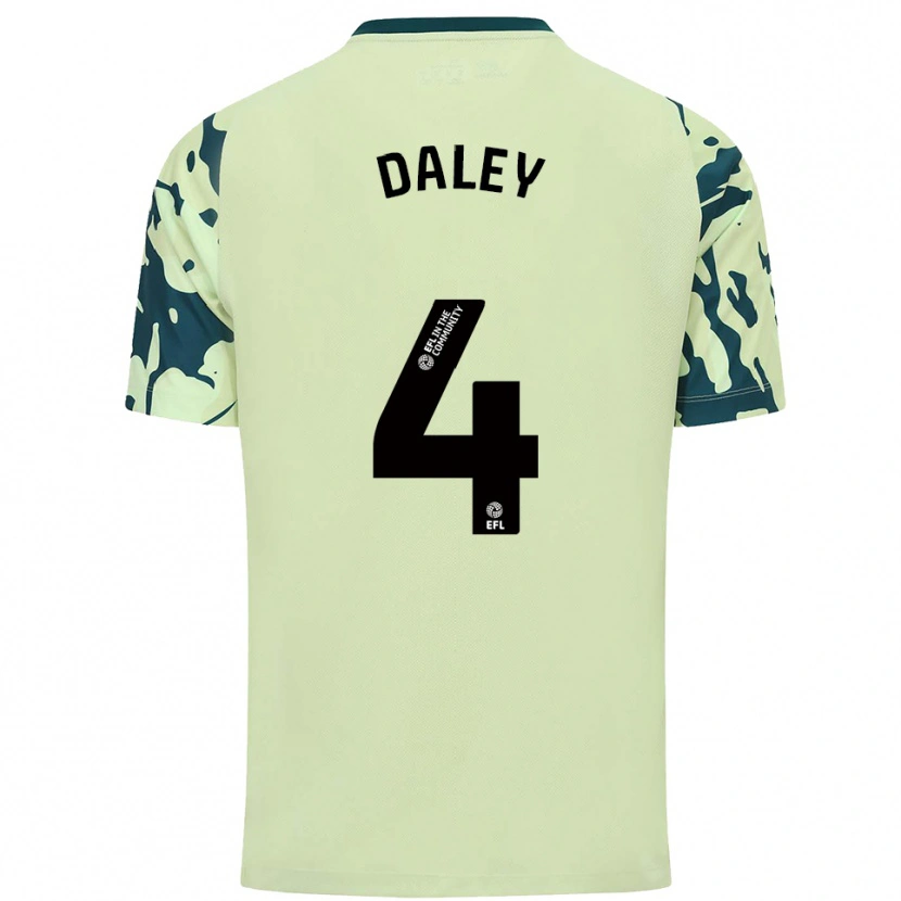 Danxen Damen Hannah Daley #4 Dunkelgrün Auswärtstrikot Trikot 2025/26 T-Shirt