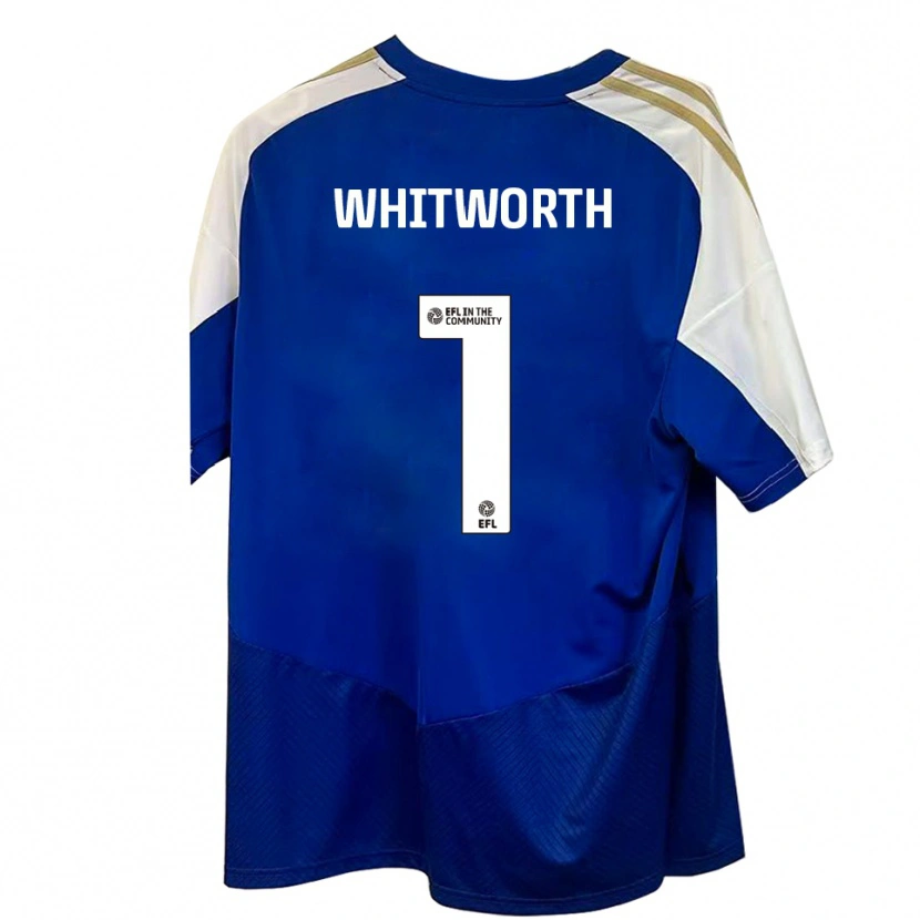 Danxen Damen Joe Whitworth #1 Blau Weiß Gold Auswärtstrikot Trikot 2025/26 T-Shirt