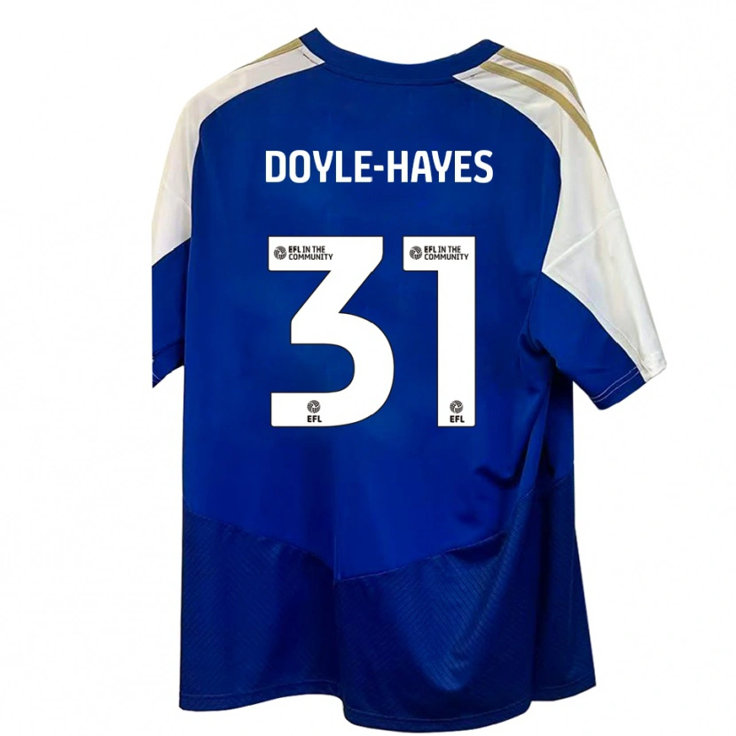 Danxen Damen Jake Doyle-Hayes #31 Blau Weiß Gold Auswärtstrikot Trikot 2025/26 T-Shirt