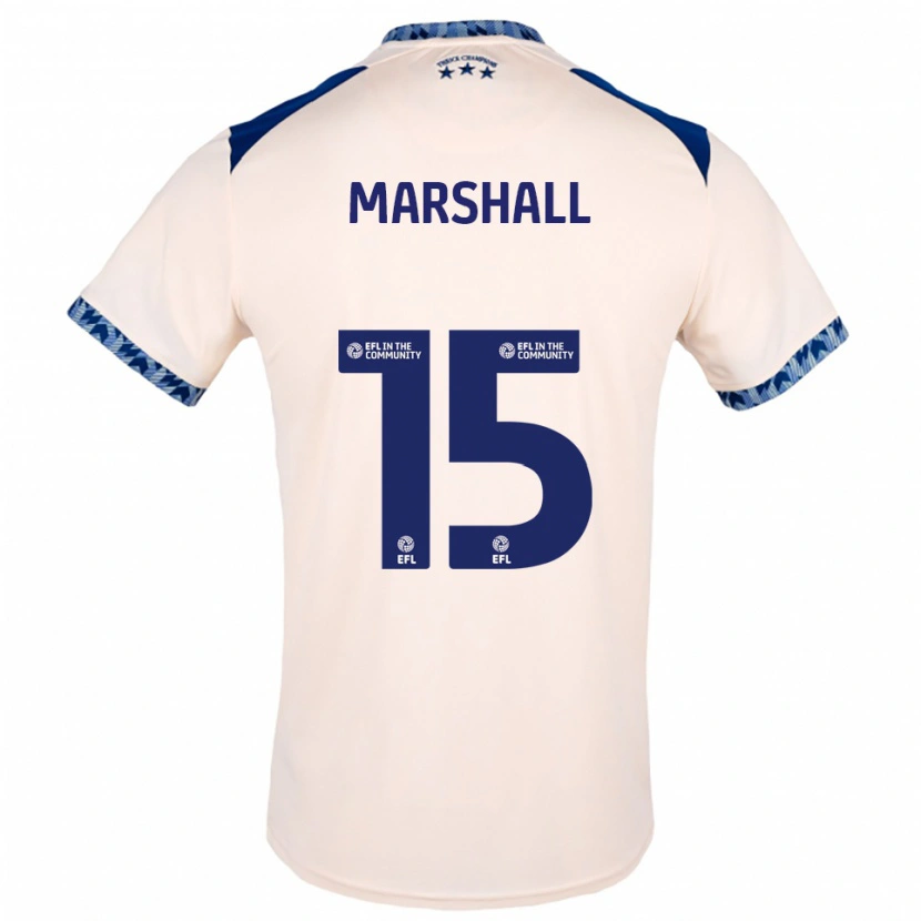 Danxen Damen Georgia Marshall #15 Creme Marine Auswärtstrikot Trikot 2025/26 T-Shirt