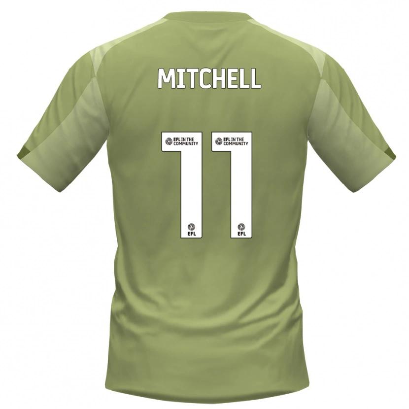 Danxen Damen Demetri Mitchell #11 Salbei Champagner Auswärtstrikot Trikot 2025/26 T-Shirt