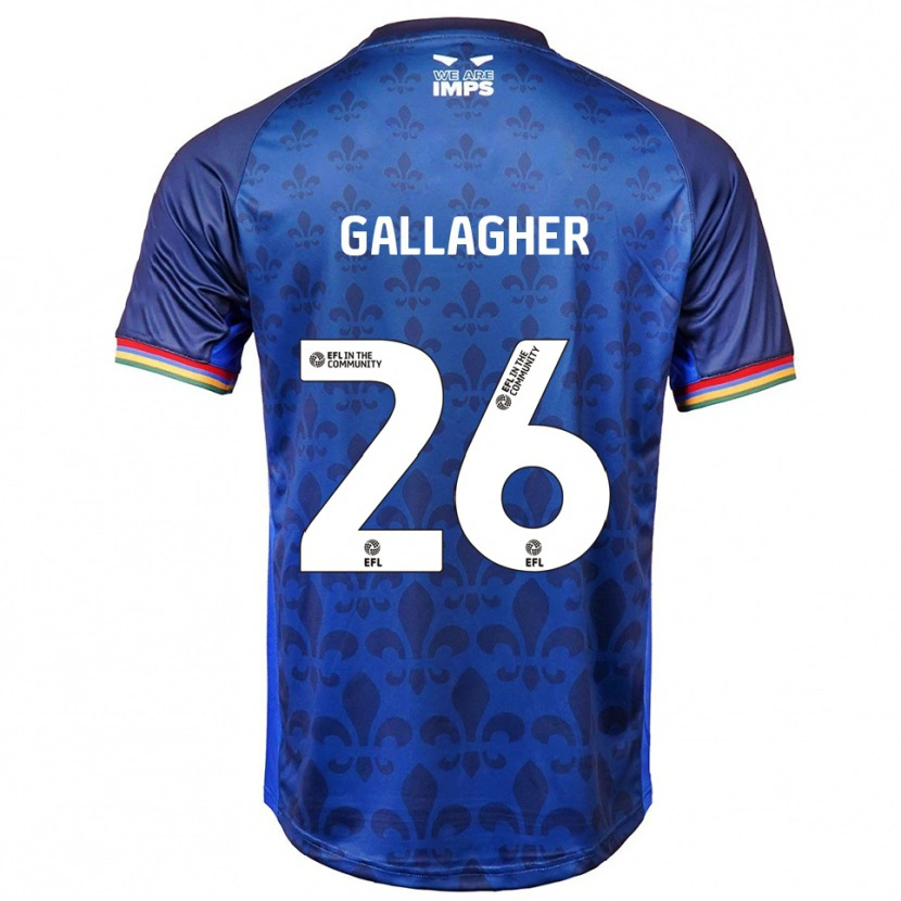 Danxen Damen Oisín Gallagher #26 Blau Marine Auswärtstrikot Trikot 2025/26 T-Shirt